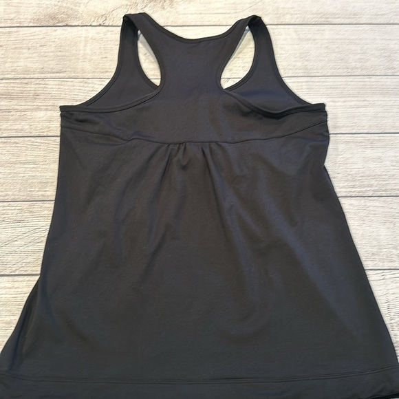 Women’s Athleta black racerback tank top approx size L see measurements - Picture 9 of 12
